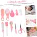 Baby Nursing Kit: Healeved 1 Set Babydoll Accessories for Health & Grooming - Pink Newborn Eva Care Nasal Aspirator & Pedicure Tool - 12.5X4X2.3CM - Buy Online on GoSupps.com