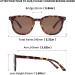 LianSan Women's Invisible Bifocal Reading Sunglasses | Retro UV Protection Sun Readers | Spring Hinge | Pink Tortoise Fashion | 200.0x Magnification - Buy Online on GoSupps.com