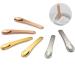 Tekson 6 Pieces Metal Cosmetic Skincare Spatula, Mini Mask facial Reusable Scoop, Makeup Beauty Spoons for Cream, Lotions, Moisturizers (Rose Gold, Gold, Silver) Rose Gold+Gold+Silver