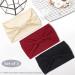 Monochrome Women's Fashion Band - 3PC Boho Criss Cross Elastic Turban Head Wrap for Yoga Running & Sports - Buy Online on GoSupps.com