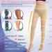 Beister Medical Compression Tights 20-30 mmHg for Men & Women - Footless Graduated Support Pantyhose - High Waist Circulation Leggings for Varicose Veins, Edema, DVT - Beige - Buy Online on GoSupps.com