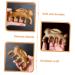 Healvian Green Sandalwood Massage Comb Set - 4 Pieces for Blood Circulation Relaxation & Breastfeeding Gentle Wooden Wide Tooth Combs for Ladies - Perfect Gift - Buy Online on GoSupps.com