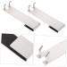 UKCOCO Clothes Rack 6 Pcs No Punching Hook Storage Hooks Kitchen Door Hanger Over Hanging Hook Glass Door Cabinet Door 18X4.2CMx3pcs Silver2x3pcs - Buy Online on GoSupps.com