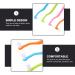 Small Toothbrush Set - 4pcs Double-Ended Interspace Brush for Braces & Detailed Oral Care - Buy Online on GoSupps.com