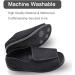 MEJORMEN Men's Diabetic Shoes Swollen Feet Slippers - Adjustable Comfortable Orthopedic Sandals - Black - Buy Online on GoSupps.com