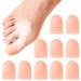 10 pieces toe protection big toe laoye silicone toe caps big toe breathable toe pad gel toe sheared unisex toe cap toe cap against blisters calluses friction-
