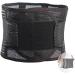 Back bandage support belt lumbar support back bandage for lifting back pain sciatica scoliosis herniated disc adjustable support belts lower back band with removable (color M black