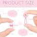 50 Pink Acrylic Baby Pacifiers & 60 Mini Plastic Rattle Set | Baby Shower & Birthday Party Favors - Buy Online on GoSupps.com