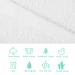 Premium Bamboo Baby Washcloths - Ultra Soft Face Towel 6 Pack (12x12 White) - Ideal for Baby Registry & Shower Gift - Buy Online on GoSupps.com