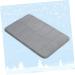 PRETYZOOM Area Rugs Tile Flooring Mat Outdoor Floor Mat Non Slip Carpet Bed Room Carpet Bath Mat Absorb Water Grey 20 x 32 cm (Rectangular) - Buy Online on GoSupps.com