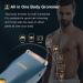 Electric Body Hair Trimmer for Men - Safe Ceramic Blade Waterproof & Rechargeable One-Hand Operated Ball Trimmer Perfect for Pubic Hair Grooming - Buy Online on GoSupps.com