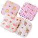 COHEALI Mini Purse 4Pcs Sanitary Napkin Storage Bag Portable Nursing Pad Holder Zipper Menstrual Pad Bag Tampons Holder for Purse First Period Kit for Teen Girls Travel Toiletry Bag