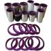 10PCS Silicone Tumbler Shields for Epoxy Resin Cups - Protector for DIY Glitter Tumblers - Buy Online on GoSupps.com