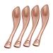 Outanaya 4pcs Face Cream Scoop Eye Cream Scoop Makeup Beauty Spoons Cosmetic Cream Scoops Rose Gold Metal