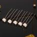 18 Pcs Pearl Hair Pins Bridal Wedding Accessories - Rose Gold - Buy Online on GoSupps.com