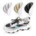 3 pairs of heel cushions heel cushions anti-slip pads for large shoes anti-slip pads for men's and women's sports shoes (skin color + black + gray)