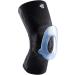 BAUERFEIND Knee Support with Silicone Ring | All Black XL - Adjustable Support for Right or Left Knee - International Shipping Available - Buy Online on GoSupps.com