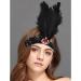xbiez Rhinestone&Feather Headband for Women Elastic 1920s Headband Carnival Wedding Party Bride Photography Hair Accessories 1921 Blue Pendant - Buy Online on GoSupps.com