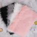 Nail Background Mat for Pictures 1pc Nail Photo Props Faux Fur Nail Mat for Pictures.15 * 19inches (White)