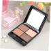 WOONEKY 4 Mirror Elegant Brown Eyeshadow Makeup Sponge Shadow Matte Eye with and Colors - Buy Online on GoSupps.com