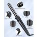 CkeyiN 5 in 1 Ceramic Curling Iron Set | Interchangeable Barrels | Adjustable Temperature | Hair Curlers for All Hair Types | Black - Buy Online on GoSupps.com