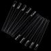 Nail Swatches 100pcs Clear Nail Swatch Sticks | Colour Display Tips for Nail Salon and Beginners - Buy Online on GoSupps.com