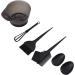 Hair Dyeing Kit Hair Dye Brush Ergonomic Wear Resistant Ear Cover Stable Sturdy Firm ABS Mixing Tool for Hair Salon for Individual Use for Hairdresser(black) - Buy Online on GoSupps.com