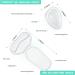 4-Piece Silicone Heel Grips & Cushion Inserts for Women's High Heels - Prevent Slip & Discomfort - Buy Online on GoSupps.com