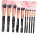 FRCOLOR 30 Pcs Professional Makeup Brush Set - Concealer Highlighter Eyebrow & Eye Shadow Brushes - Travel-Friendly Black Stippling Brushes for Flawless Makeup - Buy Online on GoSupps.com