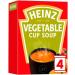 Heinz Cup Soup Variety Pack - Cream of Tomato Vegetable Chicken Mushroom Minestrone Chicken Noodle & Vegetable - 6 Flavors 24 Cups Total - Buy Online on GoSupps.com