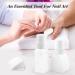 2Pcs Refillable Nail Polish Remover Pump Bottles with Flip Cap - White - Buy Online on GoSupps.com