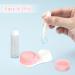 Haisheng Mini Travel Contact Lens Case Set - 4 Portable Containers with Mirror & Suction Cup for Home & Travel - Buy Online on GoSupps.com