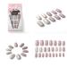 Sethain Matte False Nails - Short Square Glitter Full Cover Acrylic - 24pcs for Women & Girls - International Shipping Available - Buy Online on GoSupps.com