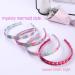 Girls Rainbow Headbands - 8 Pcs Sequin Heart Mermaid Hairbands Set - Buy Online on GoSupps.com