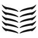 Autocollants Eye Liner R utilisables Patch Maquillage Fard Paupi res Disque Maquillage Portable pour Voyage Spectacle Danse 10 Pi ces R sistant l'Eau Noir