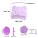 3-Piece Baby Brush Set | Silicone Hair Brush & Oval/Flower Shampoo Brushes for Newborns | International Shipping - Buy Online on GoSupps.com