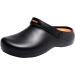 Non Slip Oil Resistant Chef Work Shoes for Kitchen - Men 9 Women/7 Men - Black - Buy Online on GoSupps.com