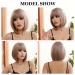 Esmee Short Bob Wig - Mixed Blonde Ponytail Synthetic 14-Inch Cosplay Wig for Women - Buy Online on GoSupps.com