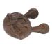Buy Verdant Touch Sandalwood Wide Tooth Massage Comb Portable Tiger Shape Wooden Massager for Face & Body | International Shipping Available - Buy Online on GoSupps.com
