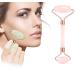 Jade Roller Face Roller Facial Beauty Roller Skin Care Tools Quartz Massager for Face Eyes Neck Body Muscle Relaxing and Relieve Fine Lines and Wrinkles (Rose gold)