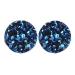 1 piece of punk titan steel men strong magnetic magnet ear clip stud hip hop punk clip piercing earrings fake jewelry men magnetic blue 8 mm