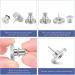12 Sets No-Sew Jean Buttons Pins for Loose Pants - Adjustable Snap Tack Jeans Button Replacement - 12 Silver Letters - Buy Online on GoSupps.com