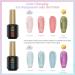 Sunshine Color Changing Jelly Gel Nail Polish - Summer Pink Translucent UV Sheer Gel Polish - Buy Online on GoSupps.com