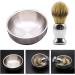 Angoily Men's Hair Shaving Brush Set - Stainless Steel Wet Razor & Soap Shell Brush for Ultimate Grooming Experience | International Shipping Available - Buy Online on GoSupps.com