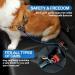 Mi Metty Dog Car Harness with Coated Wire Rope Safety Restraint - 32 inch Black+Black - Buy Online on GoSupps.com