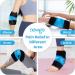 Newgo Fleece Ankle Cooling Pads & Cuff | Pain Relief for Injuries & Swelling | Ice Cold Ankle Cooling Belt & Socks in Light Blue - Buy Online on GoSupps.com