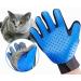 Self Cleaning Slicker Brush & Pet Hair Removal Gloves for Cats and Dogs - Deshedding/Grooming Tools - Long & Short Hair - Sensitive Skin Safe - Buy Online on GoSupps.com
