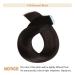 Yilite Tape Extensions Real Hair - Natural Black 35cm 20 Pieces 40g Invisible Silky Straight Skin Weft Tape-In Extensions (#1B Off Black) - Buy Online on GoSupps.com
