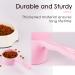 Food Grade Melamine Scoop Set - 1 Cup and 1/2 Cup Pink Scoops for Pet Food, Flour, Candy - Plastic Dry Measuring Cup for Canisters and Freezer - Buy Online on GoSupps.com
