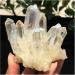 Crystal Rough Natural Crystal Rough 200g-350g Rare Beautiful White Flame Aura Quartz Crystal Cluster Specimen Home Decoration - Buy Online on GoSupps.com